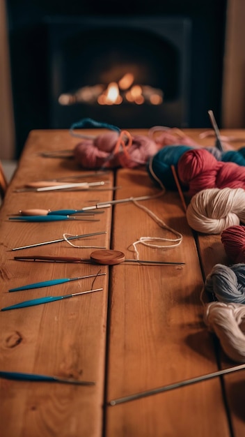 વышивка કાર્યસ્થળ